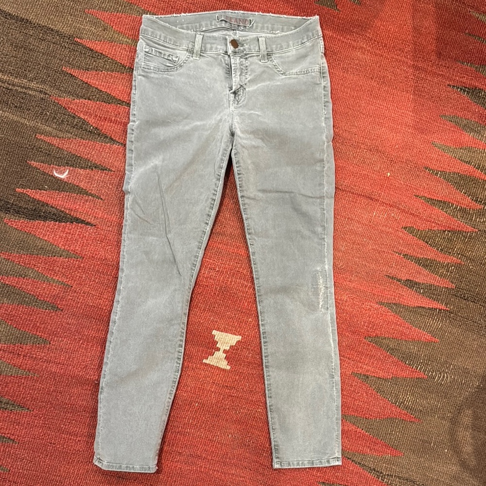 J Brand Size 27 color: vint olive Capri Jeans